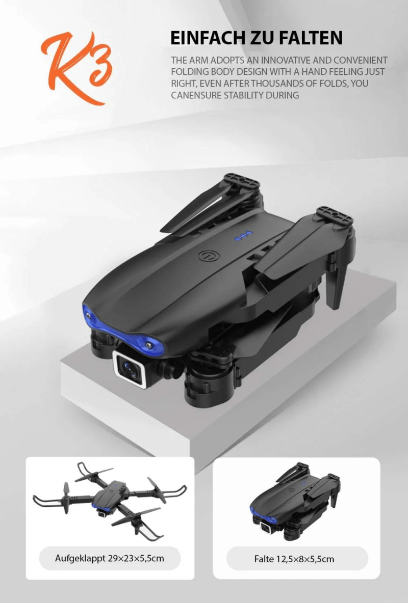 K3 4K HD Foldable Drone